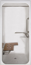 C 6536BF FUS 3/4" Transfer Shower Stall